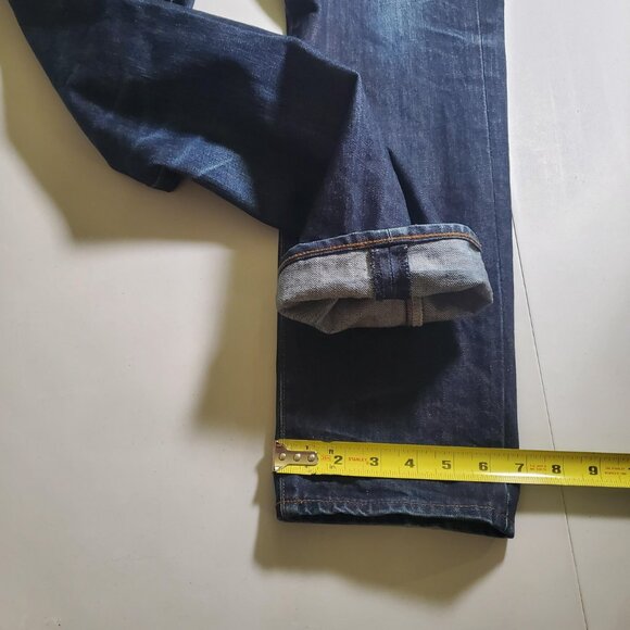 J. Crew 770 Jeans Slim Straight Fit Kaihara Denim Dark‎ Wash - Picture 14 of 16